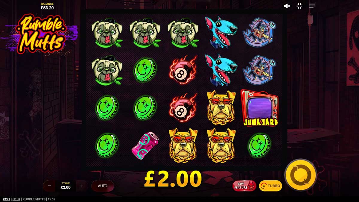 Rumble Mutts slot machine game