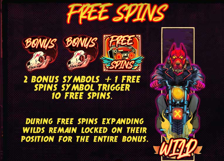 Rumble Mutts slot game free spins